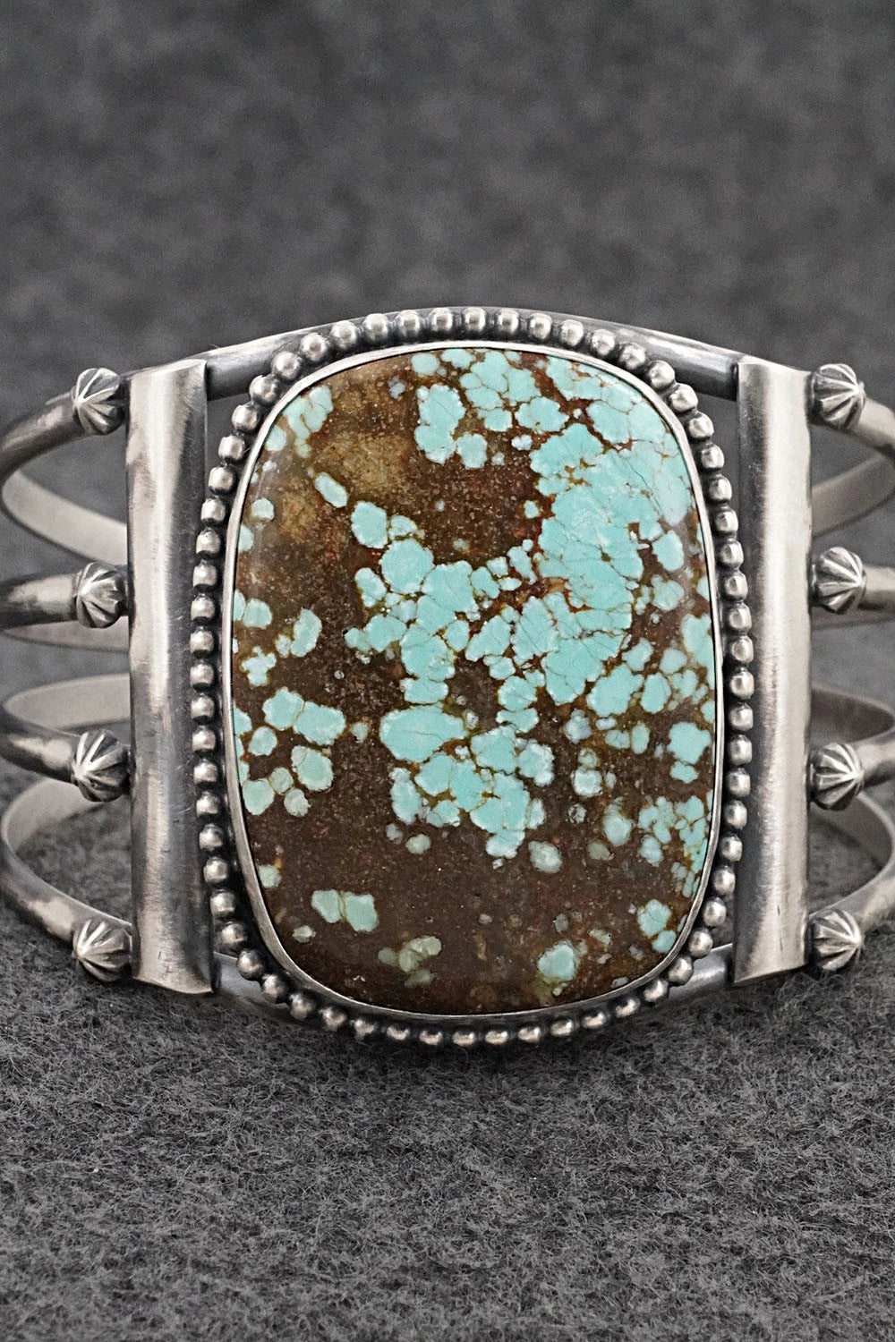 Turquoise & Sterling Silver Bracelet - Mark Yazzie
