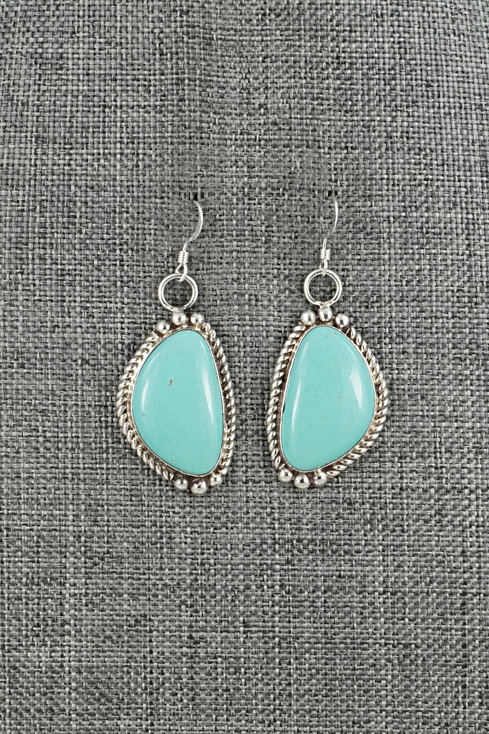 Turquoise & Sterling Silver Earrings - Antwone Brown