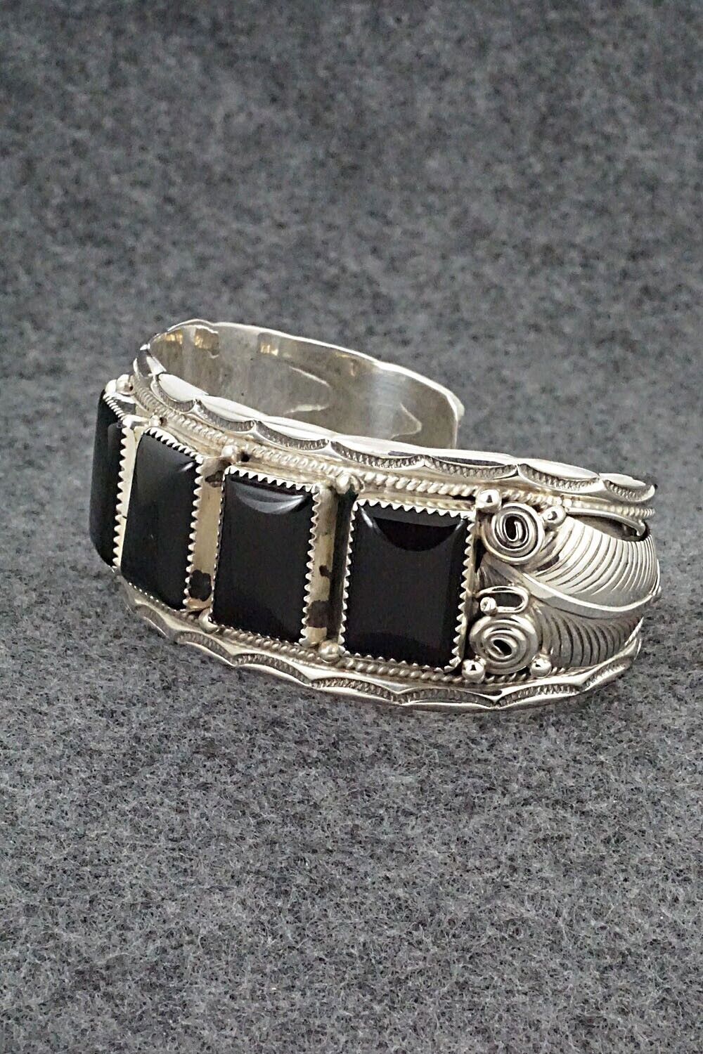 Onyx & Sterling Silver Bracelet - Darrell Morgan