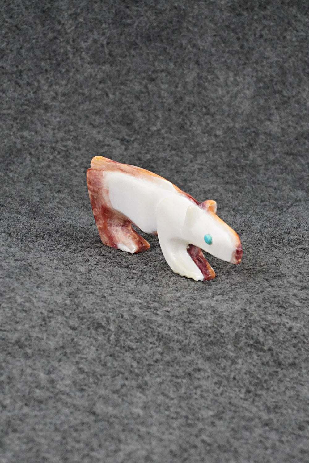 Mountain Lion Zuni Fetish Carving - Ronnie Lunasee