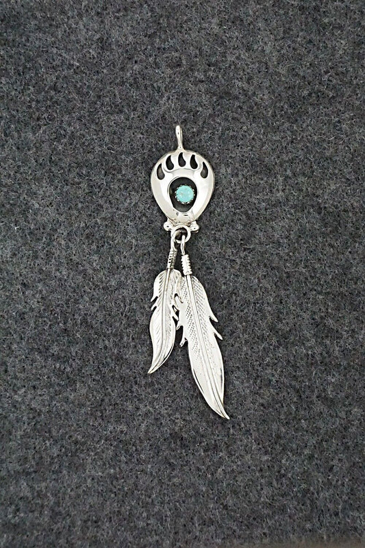 Turquoise & Sterling Silver Pendant - Annie Spencer