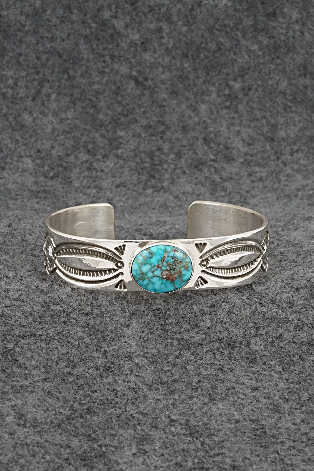 Turquoise & Sterling Silver Bracelet - Arnold Blackgoat