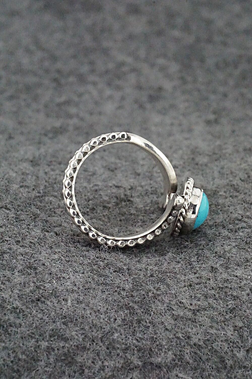 Turquoise & Sterling Silver Ring - Thomas Yazzie - Size 6