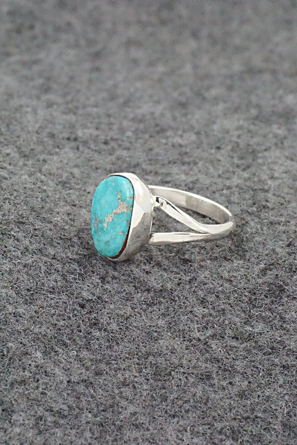 Turquoise & Sterling Silver Ring - Theresa Smith - Size 5.5