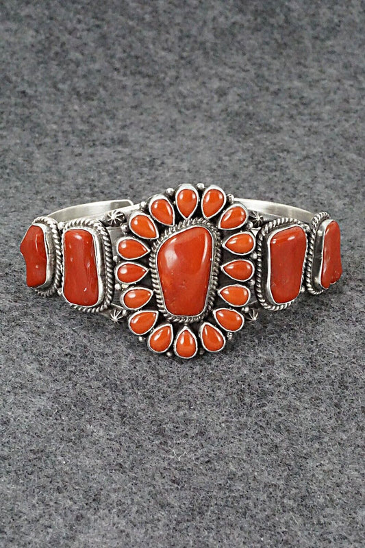 Coral & Sterling Silver Bracelet - Derrick Gordon