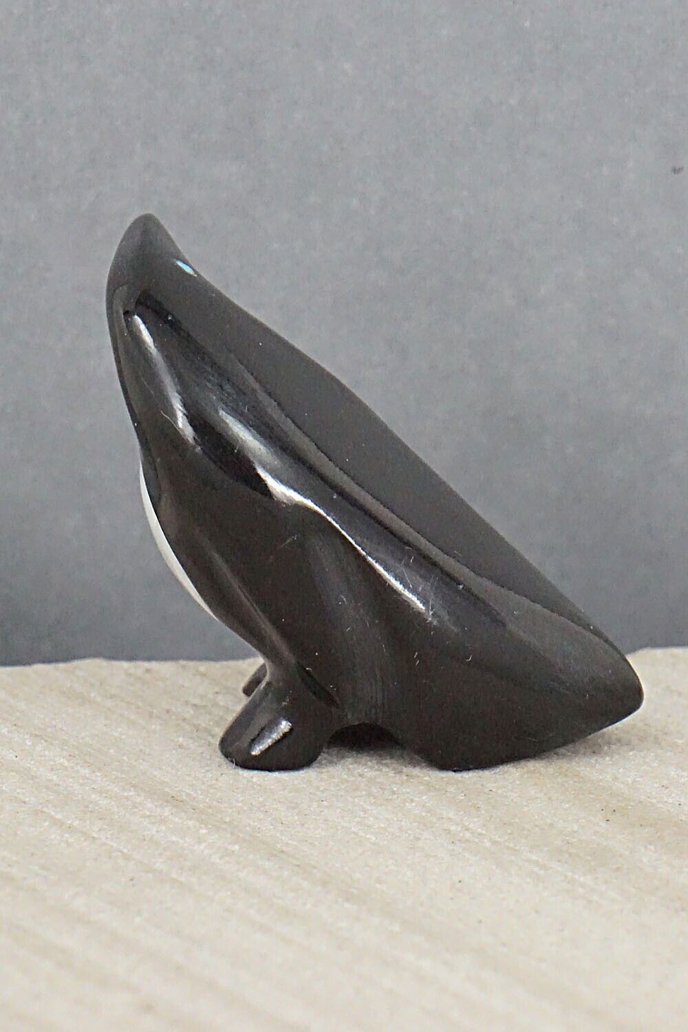 Penguin Zuni Fetish Carving - Calvert Bowannie