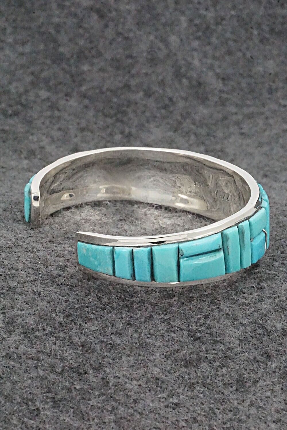 Turquoise & Sterling Silver Bracelet - Edison Yazzie