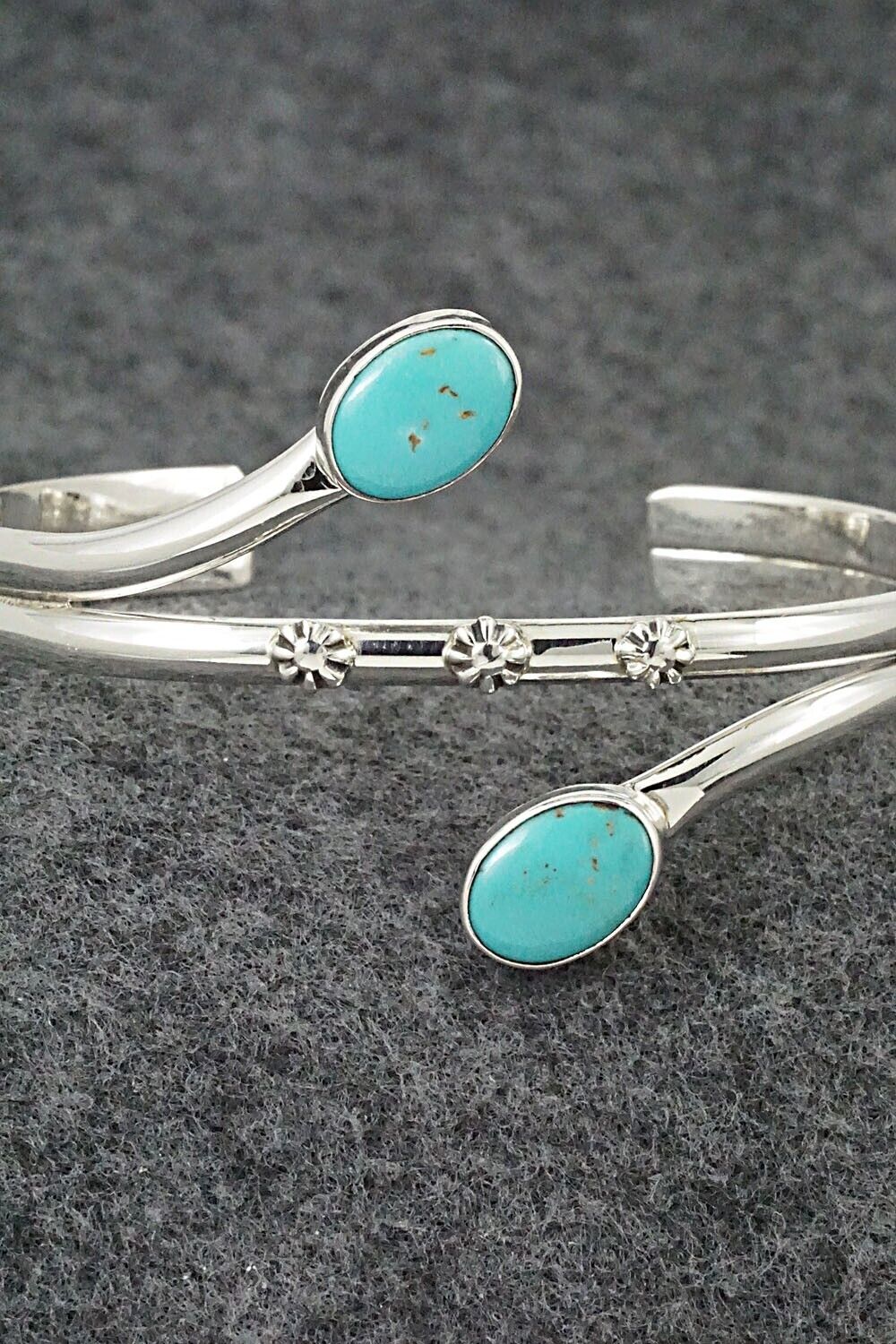 Turquoise & Sterling Silver Bracelet - Thomas Yazzie