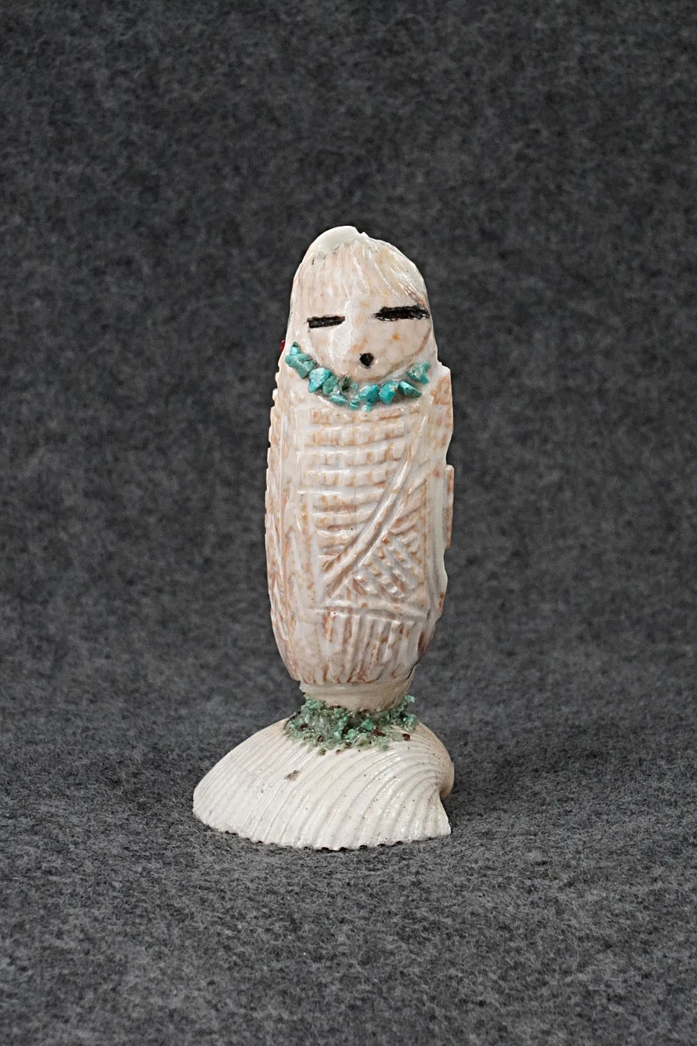 Corn Maiden Zuni Fetish Carving - Kevin Quam