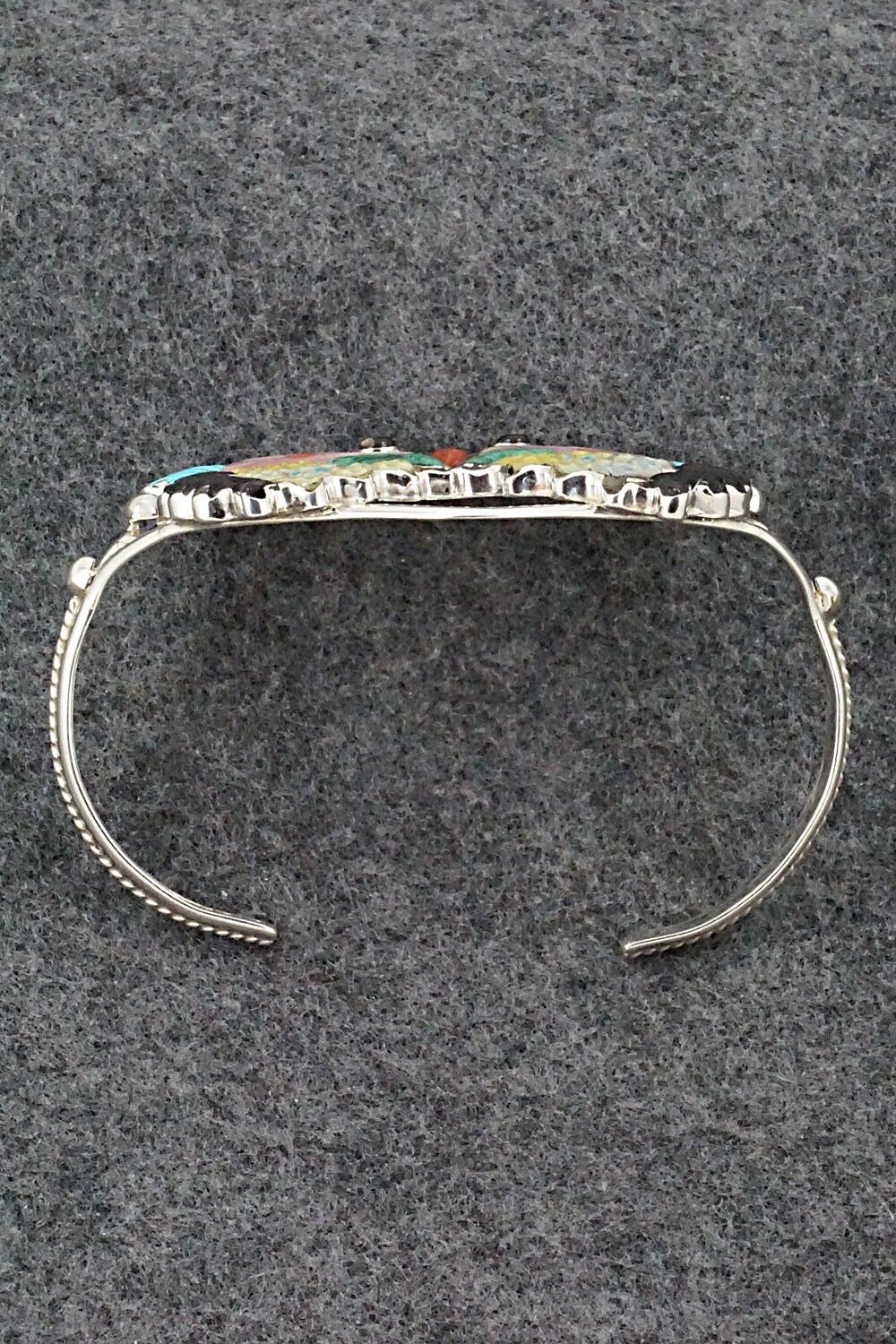 Multi Stone & Sterling Silver Inlay Bracelet - Tamara Pinto