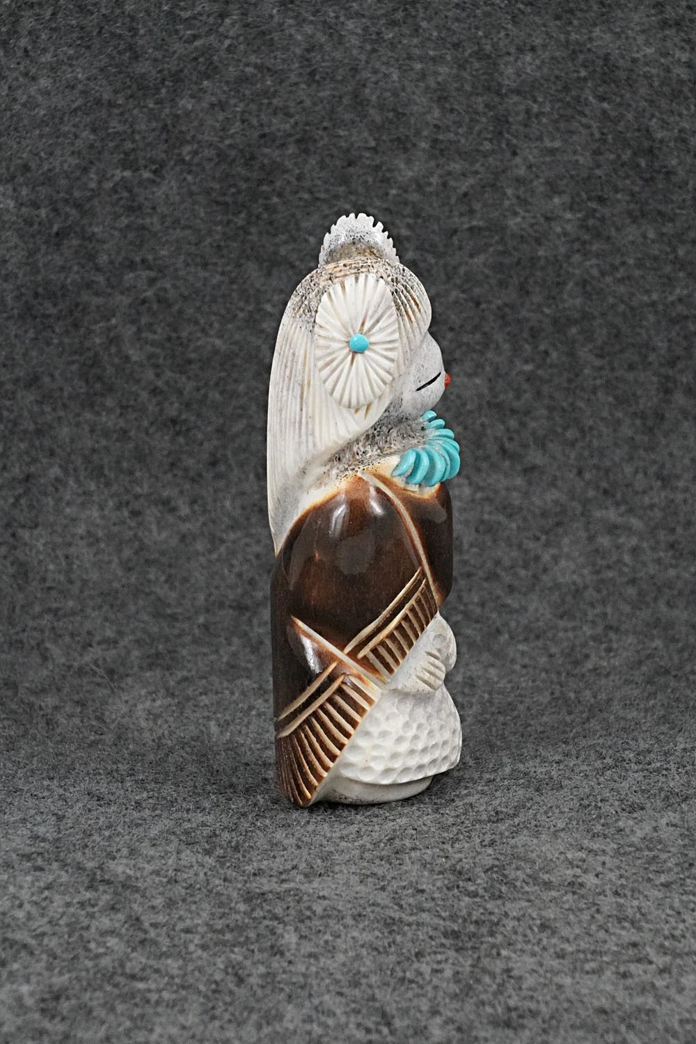 Corn Maiden Zuni Fetish Carving - Claudia Peina