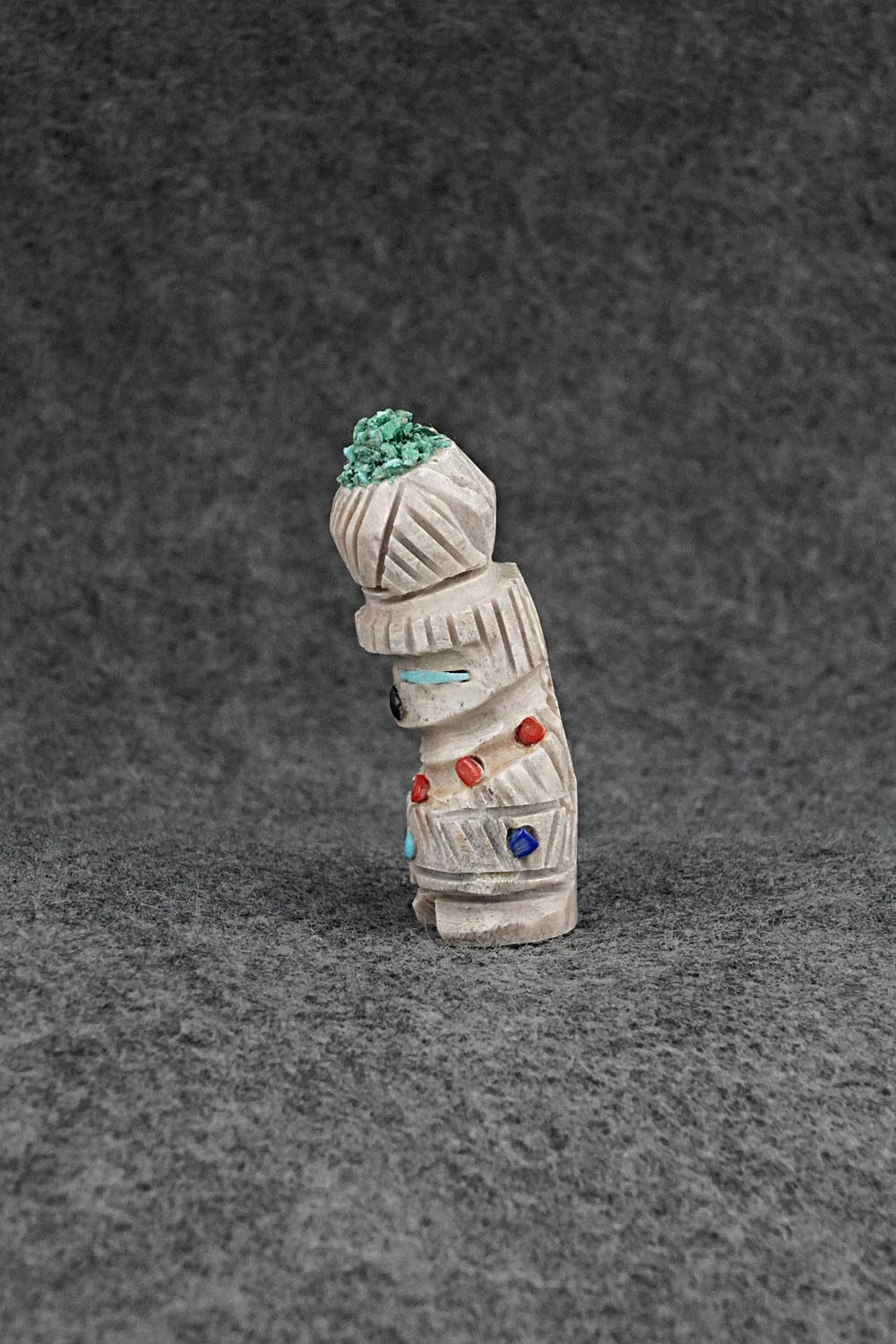 Corn Maiden Zuni Fetish Carving - Carl Etsate