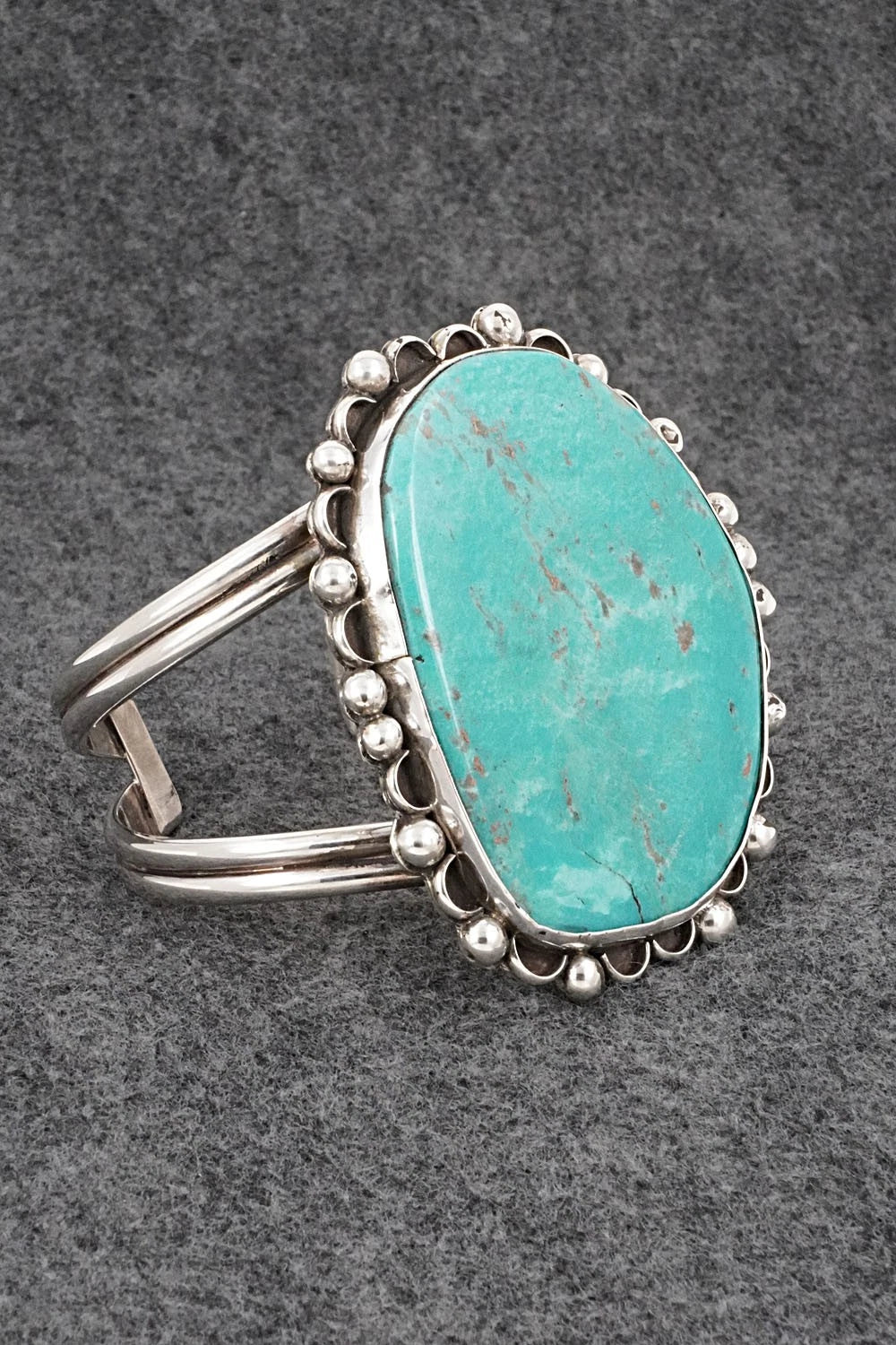 Turquoise & Sterling Silver Vintage Bracelet - Danny Henio