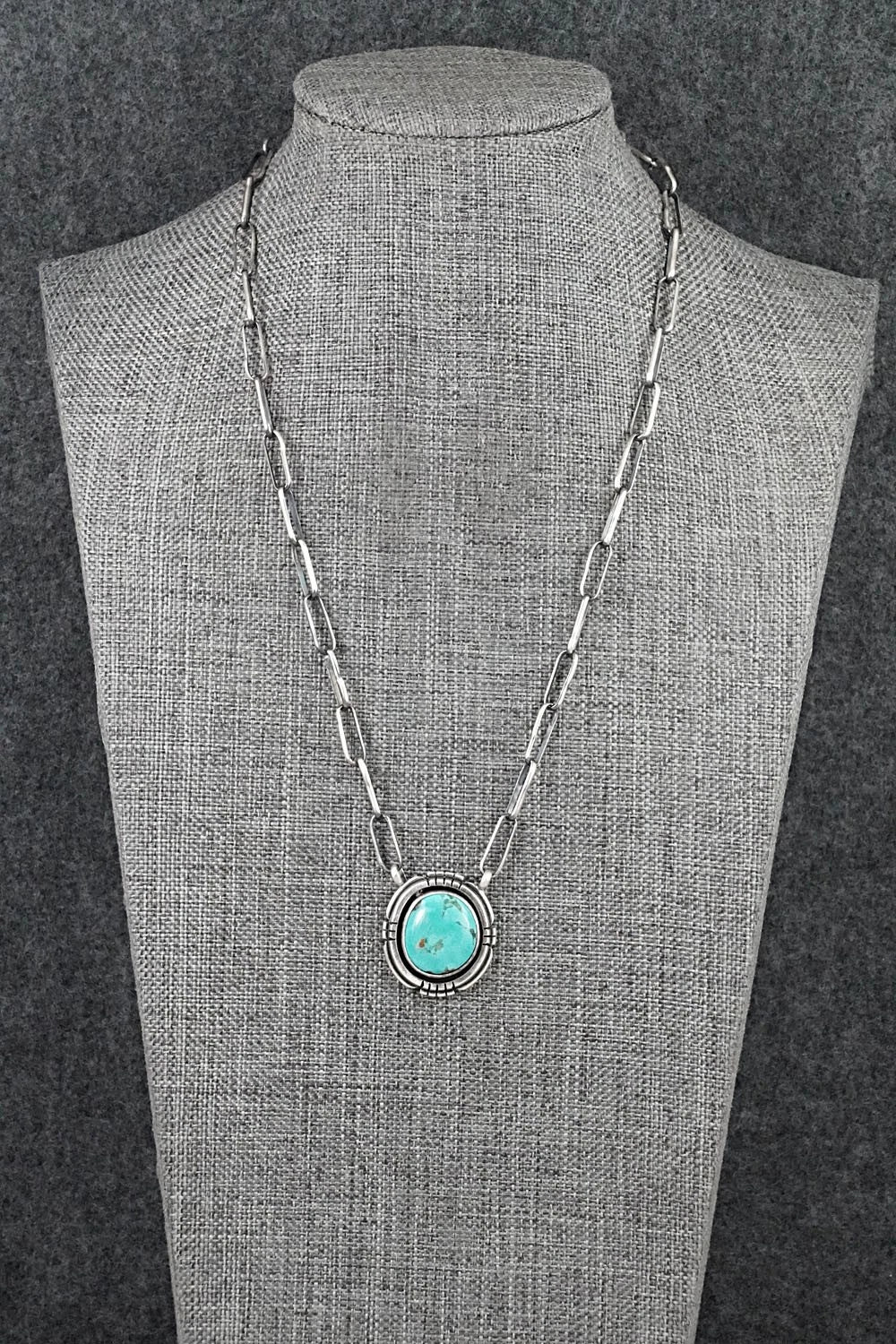 Turquoise & Sterling Silver Necklace - Daniel Benally