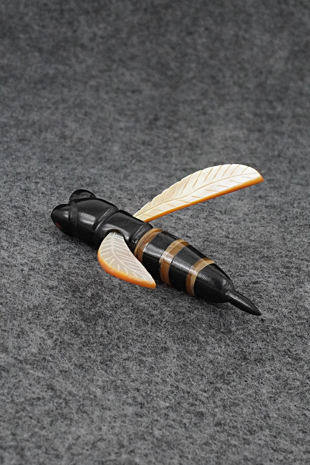 Bee Zuni Fetish Carving - Justin Red Elk