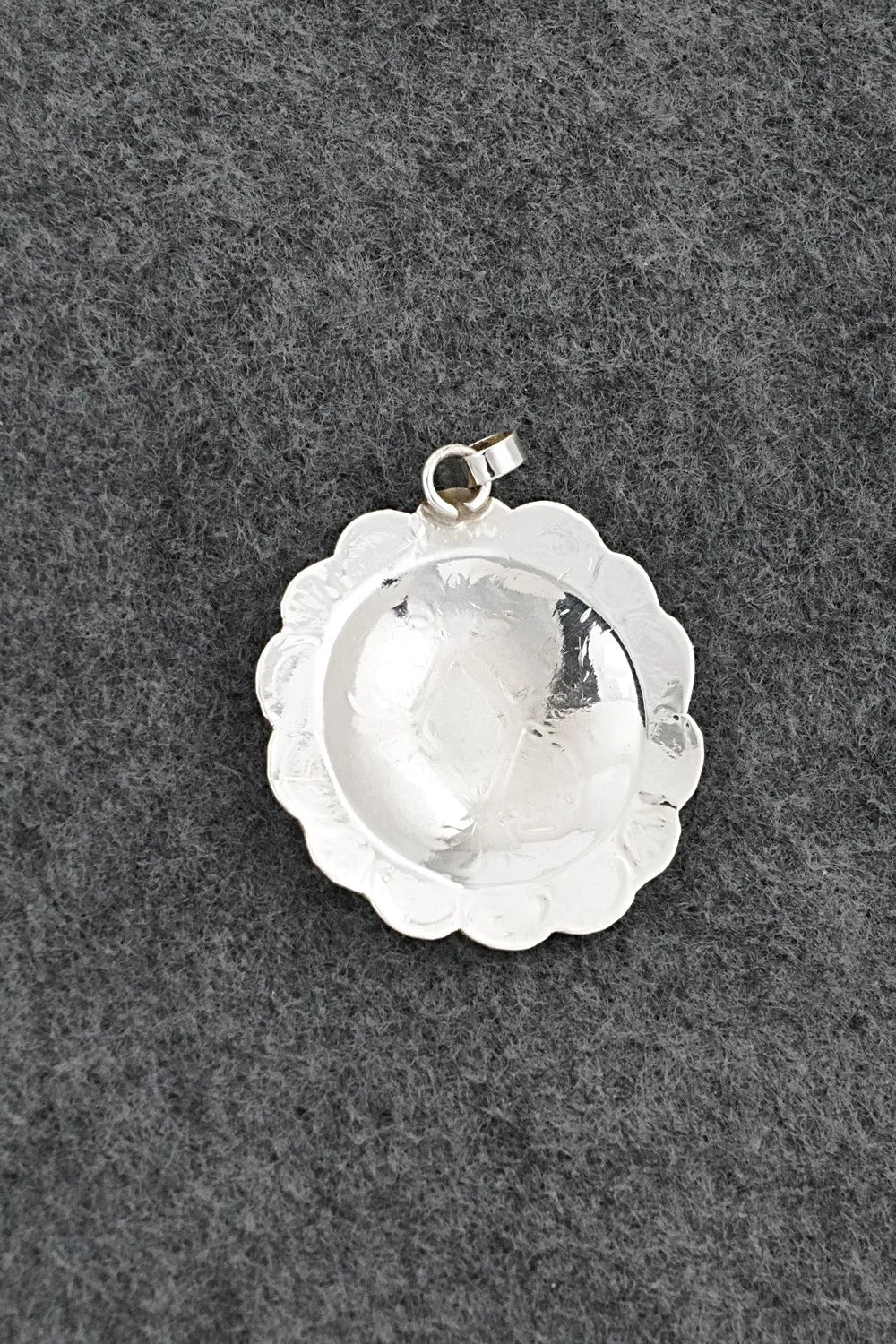 Turquoise & Sterling Silver Pendant - Bertha Begay