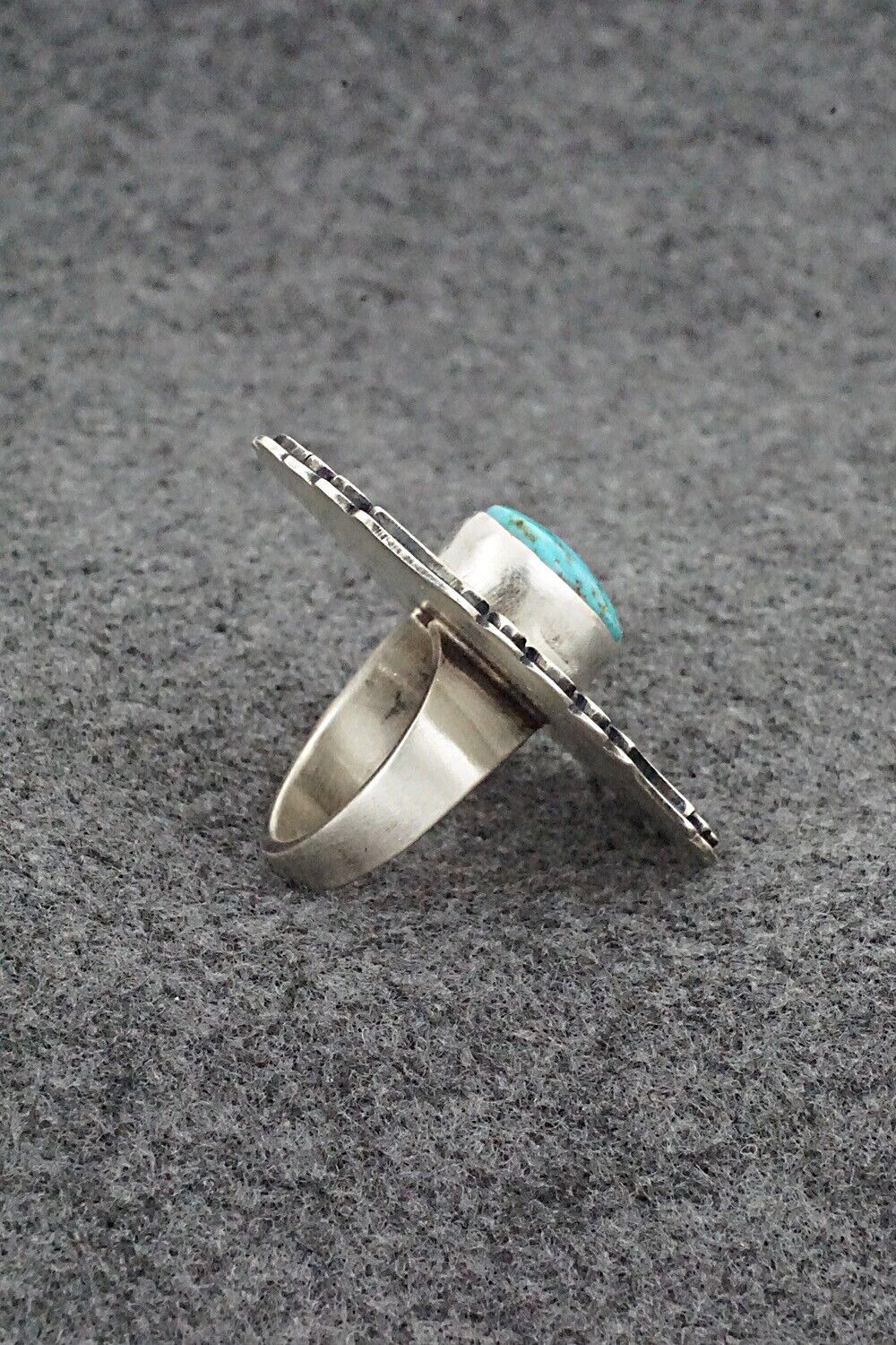 Turquoise & Sterling Silver Ring - Marita Benally - Size 6.5