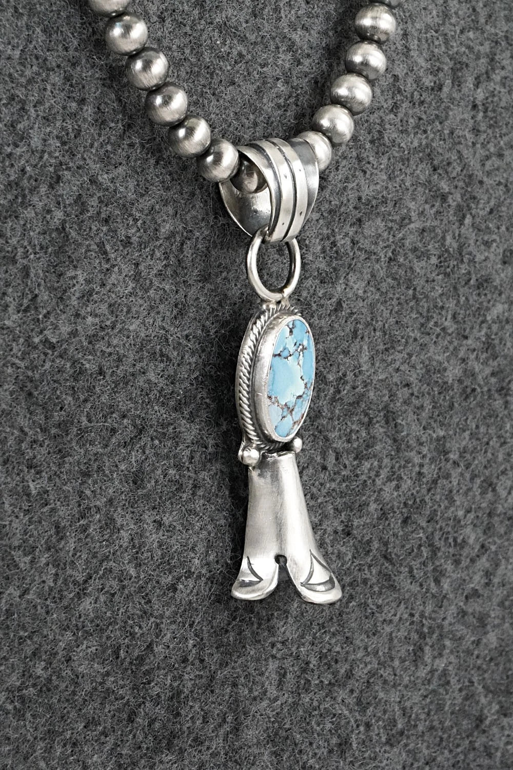 Turquoise & Sterling Silver Necklace - Sharon McCarthy