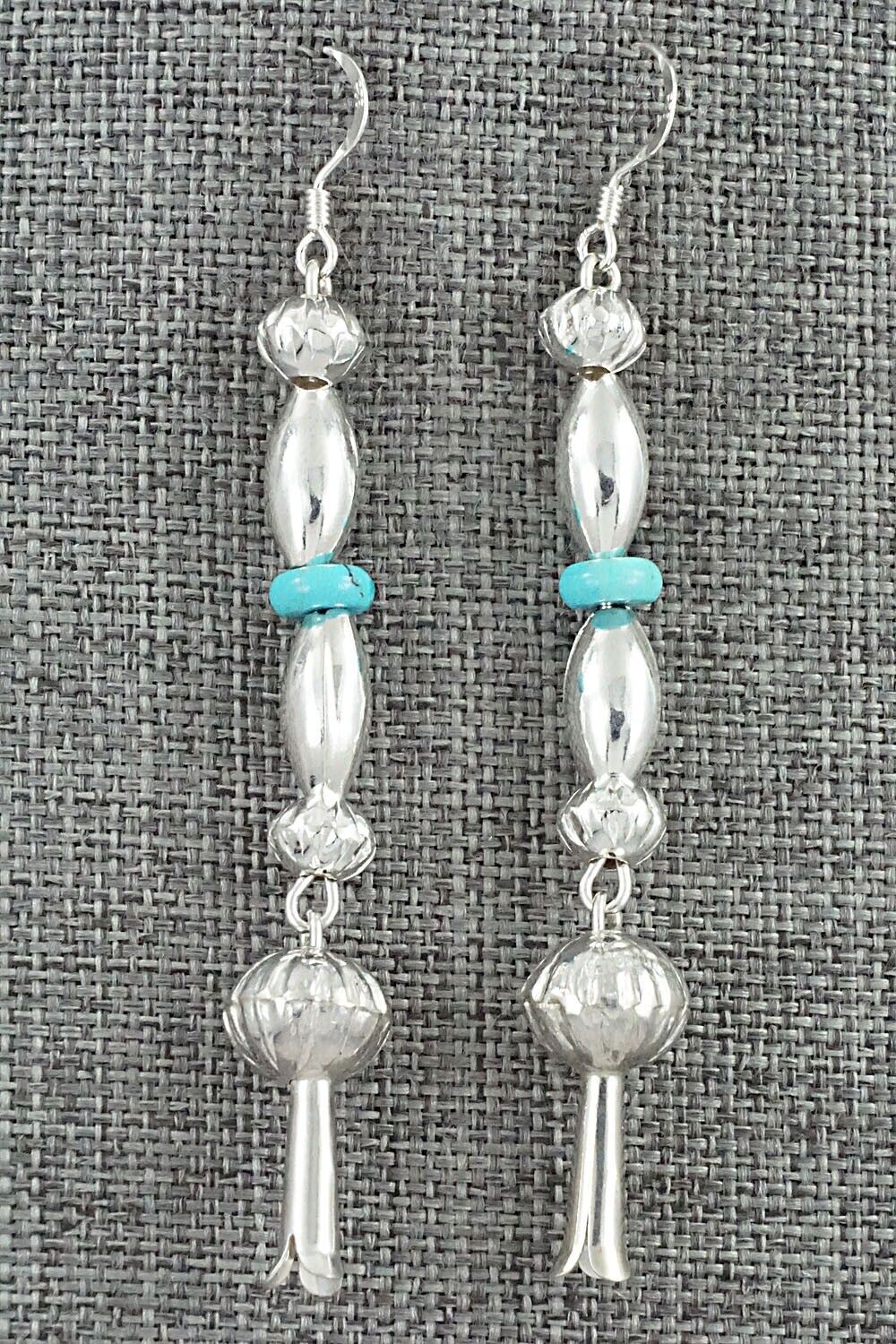 Turquoise & Sterling Silver Earrings - Presley Haley