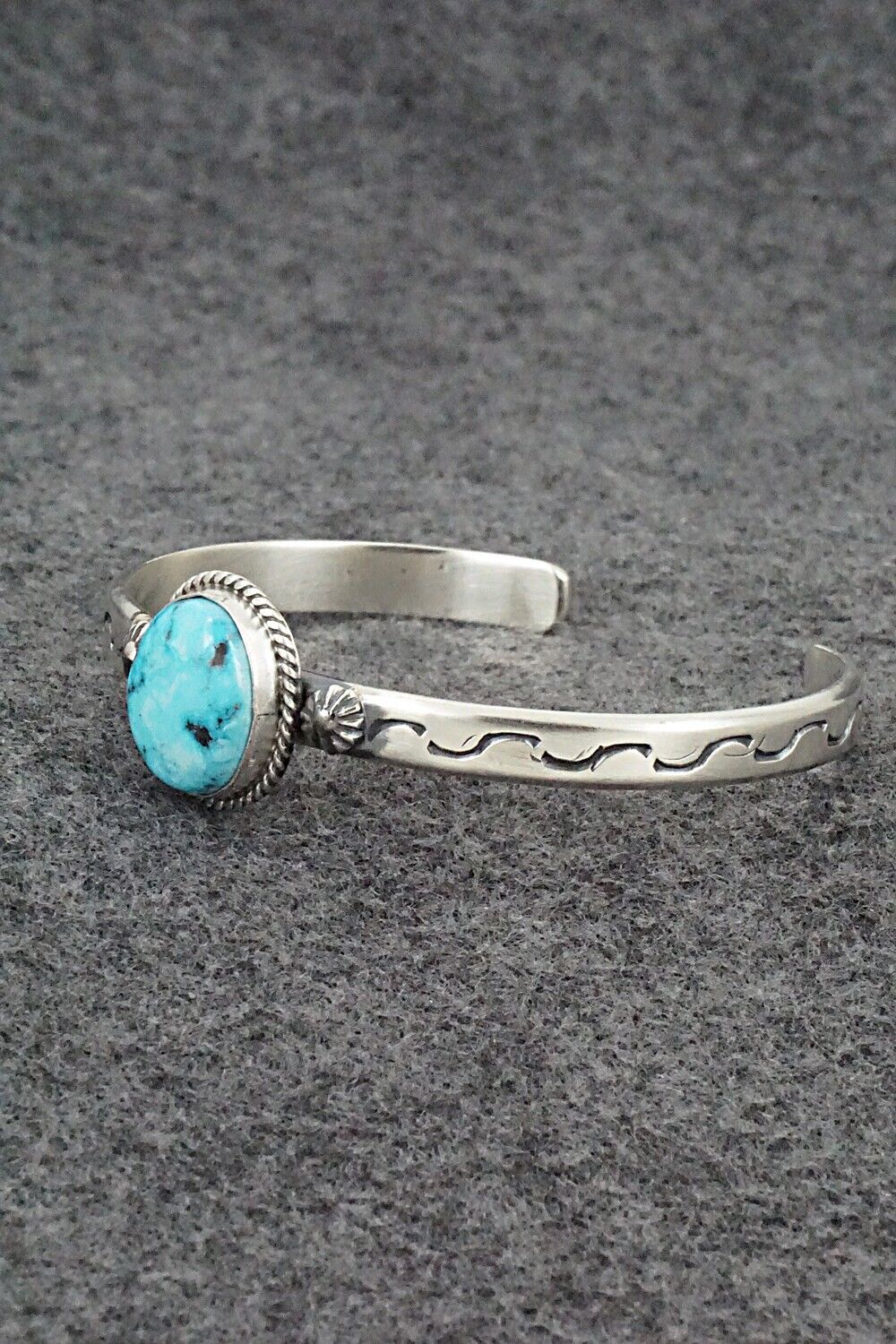 Turquoise & Sterling Silver Bracelet - Samuel Yellowhair