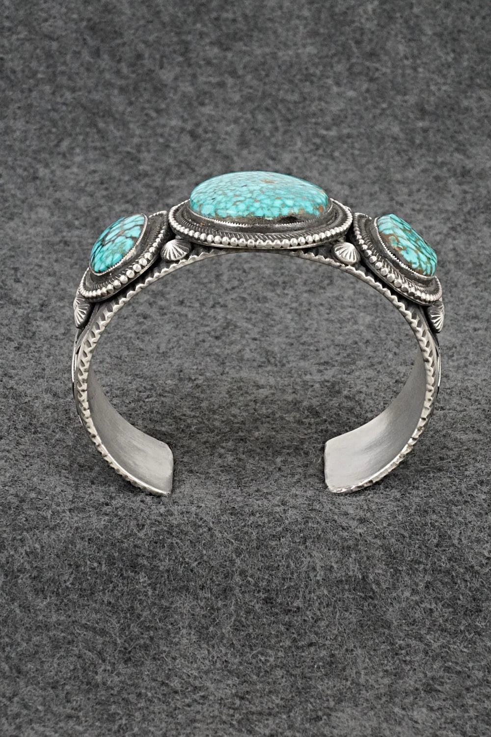 Turquoise & Sterling Silver Bracelet - Calvin Martinez