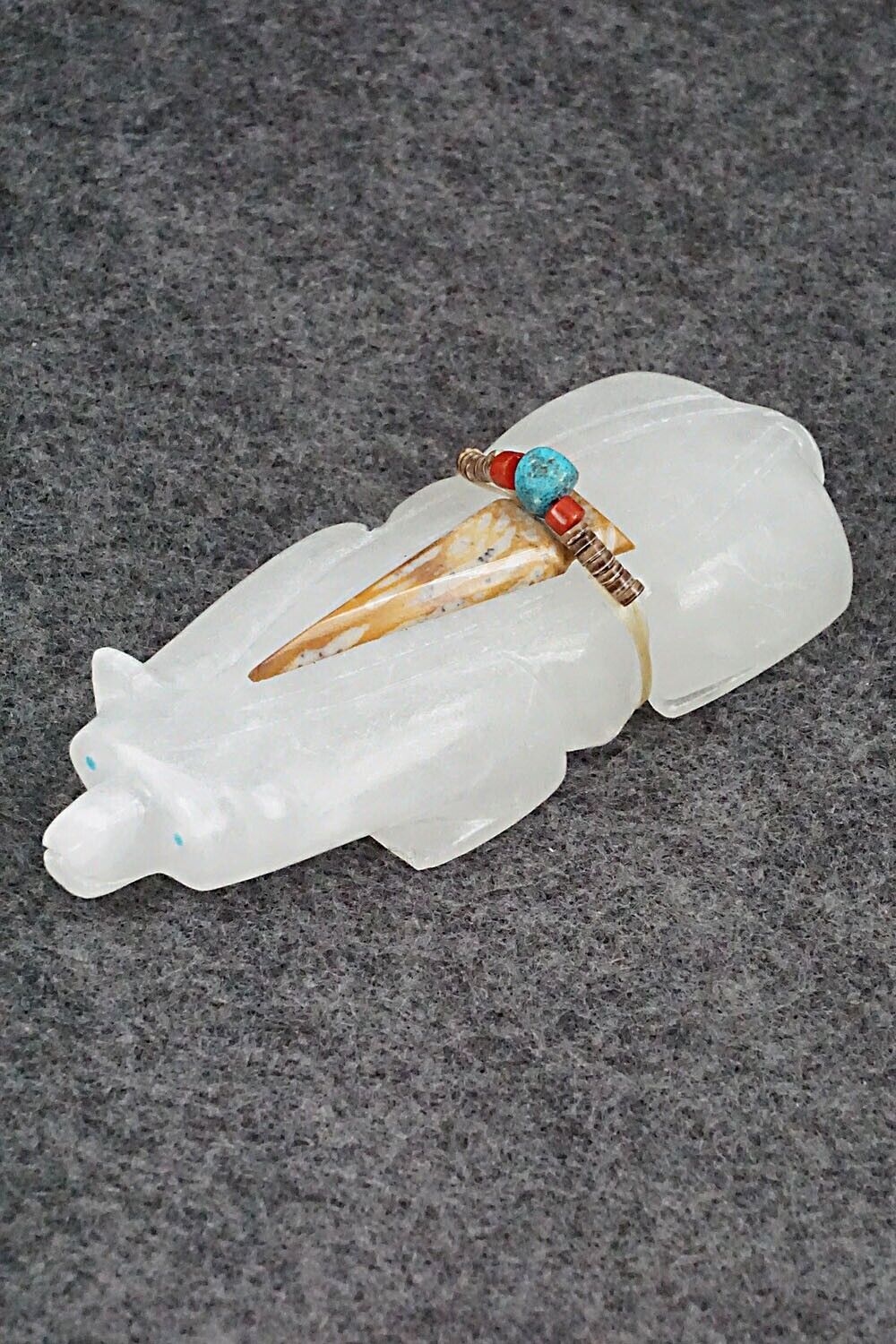 Badger Zuni Fetish Carving - Alex Tsethlikai
