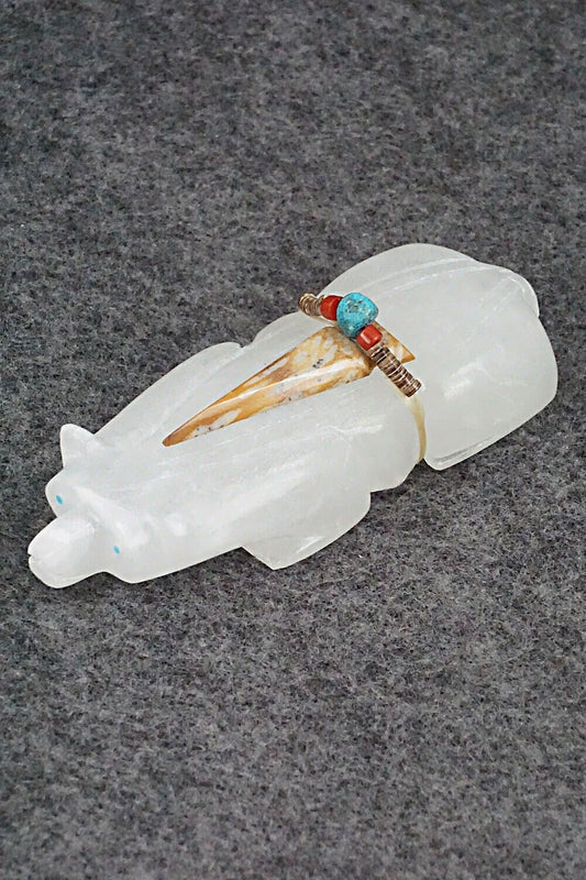 Badger Zuni Fetish Carving - Alex Tsethlikai