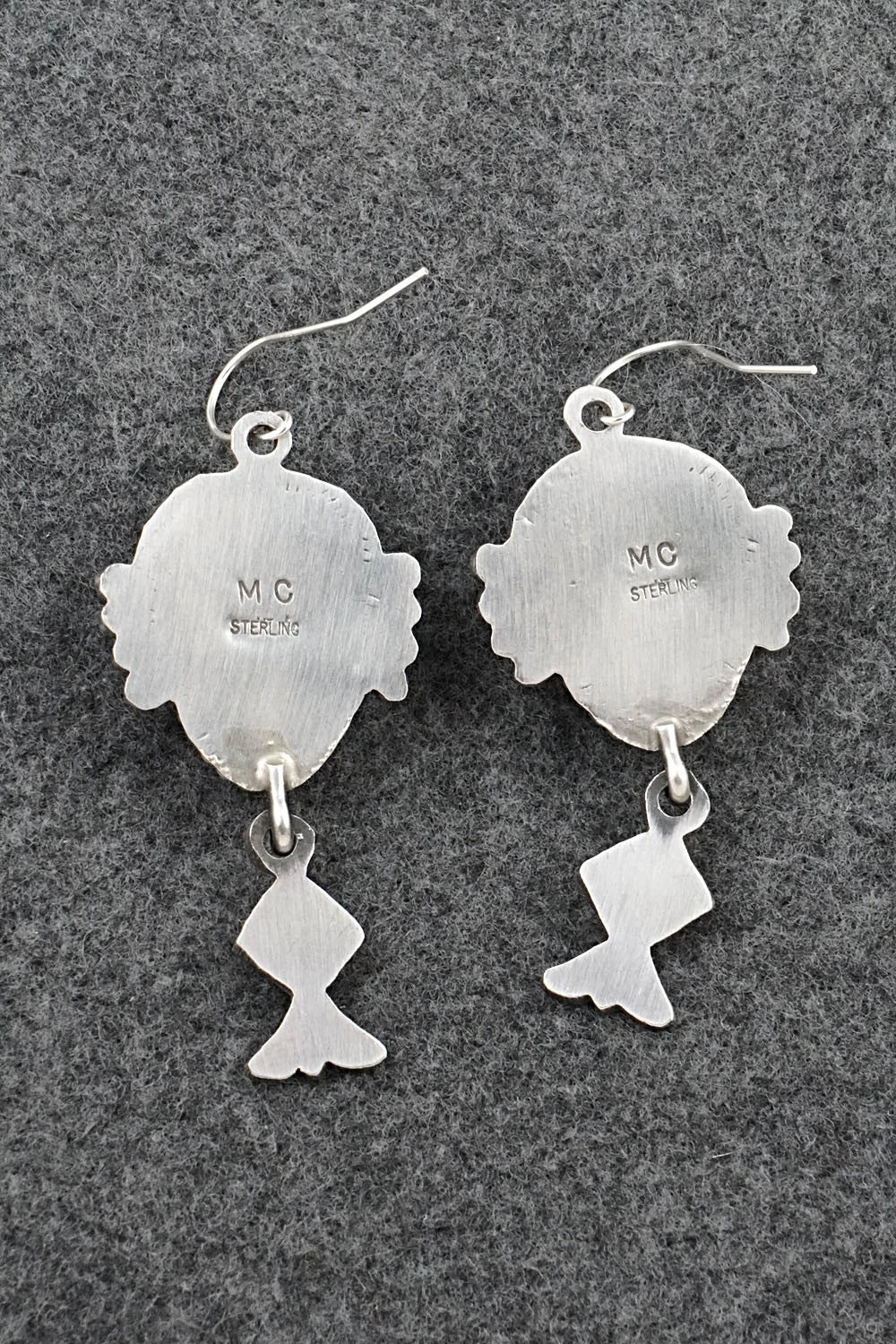Turquoise & Sterling Silver Earrings - Michael Calladitto