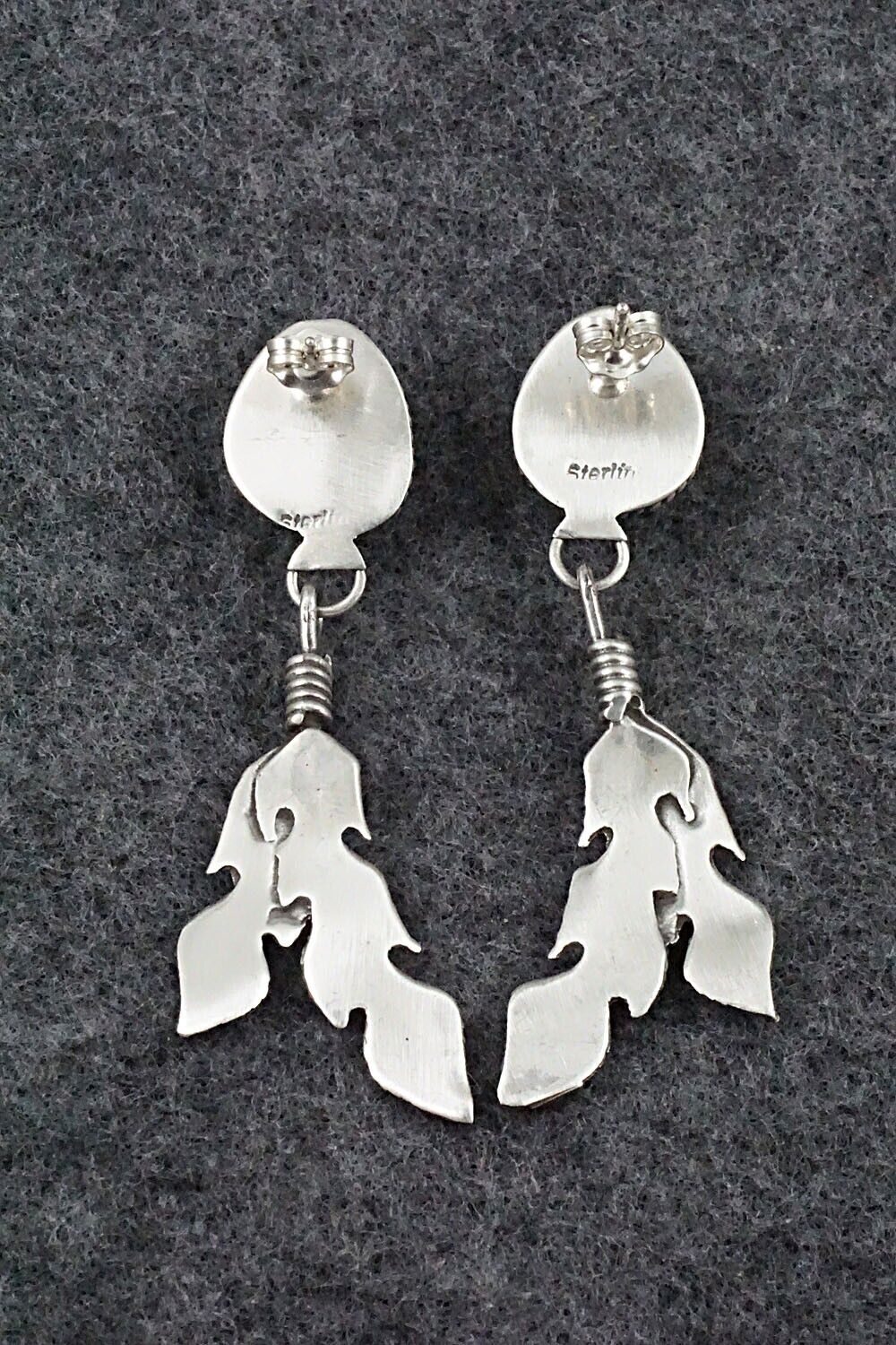 Turquoise and Sterling Silver Earrings - Sharon McCarthy