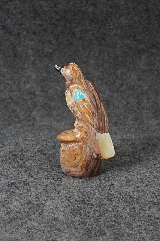 Bird Zuni Fetish Carving - Freddie Leekya