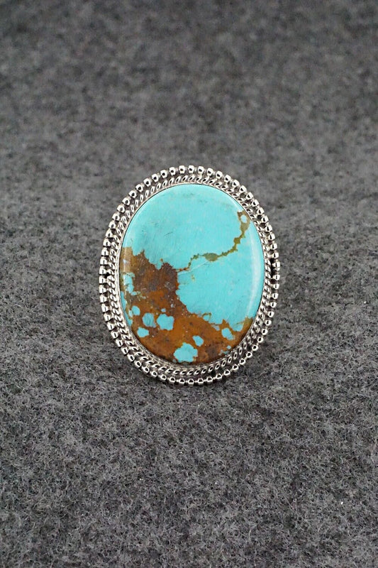 Turquoise & Sterling Silver Ring - Kiriza Tom - Size 6