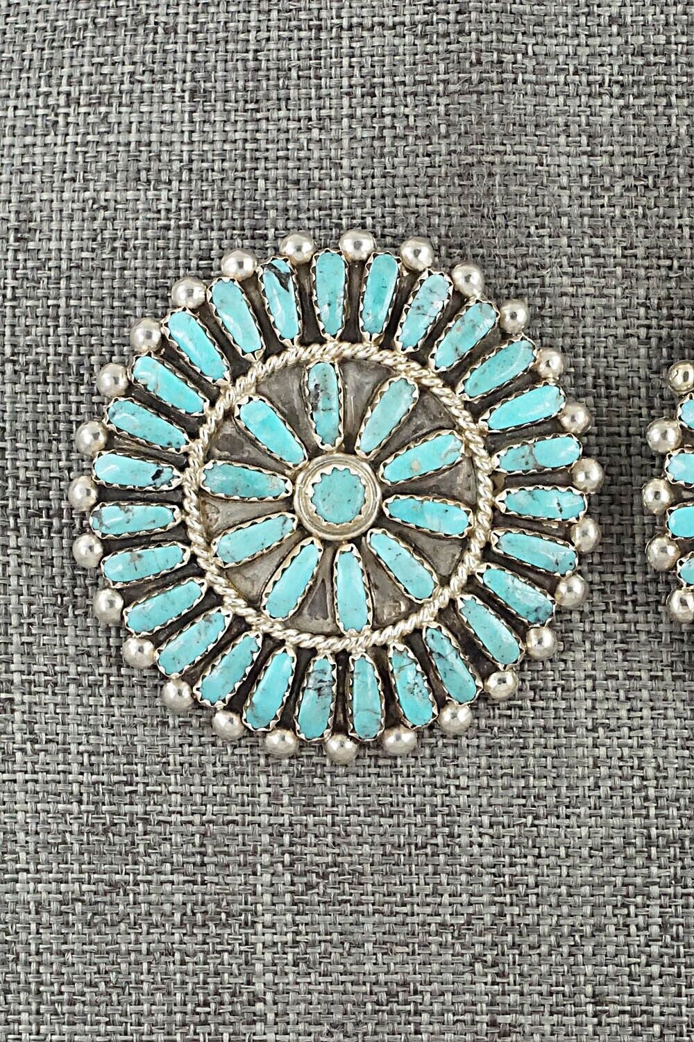 Turquoise & Sterling Silver Earrings - Philena Byjoe