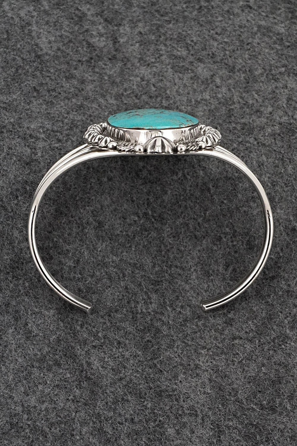 Turquoise & Sterling Silver Bracelet - Jennifer Cayaditto