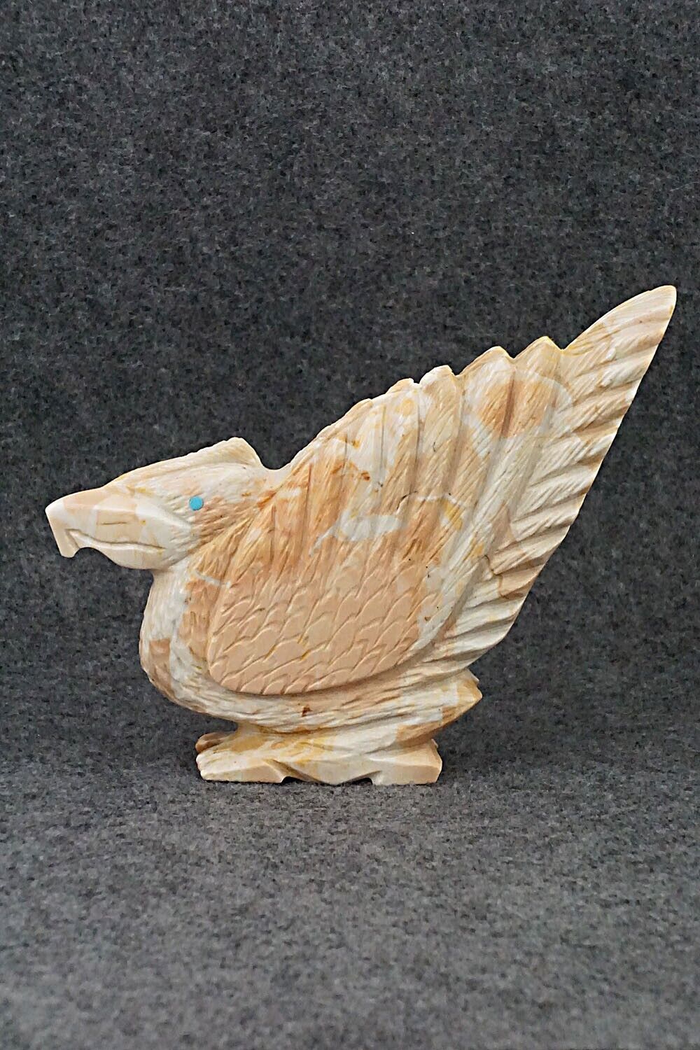 Roadrunner Zuni Fetish Carving - Tony Mackel