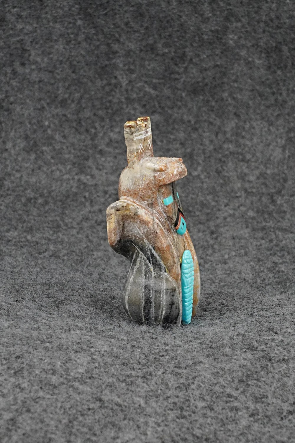 Corn Maiden Zuni Fetish Carving - Pete Natewa