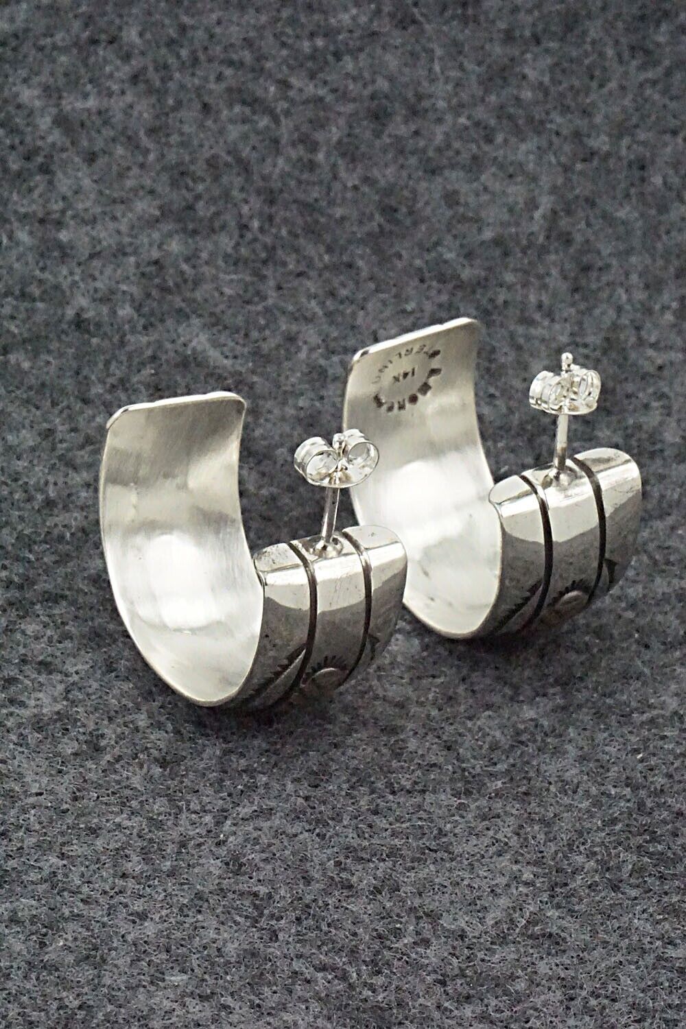 Sterling Silver & Gold Fill Hoop Earrings - Bruce Morgan