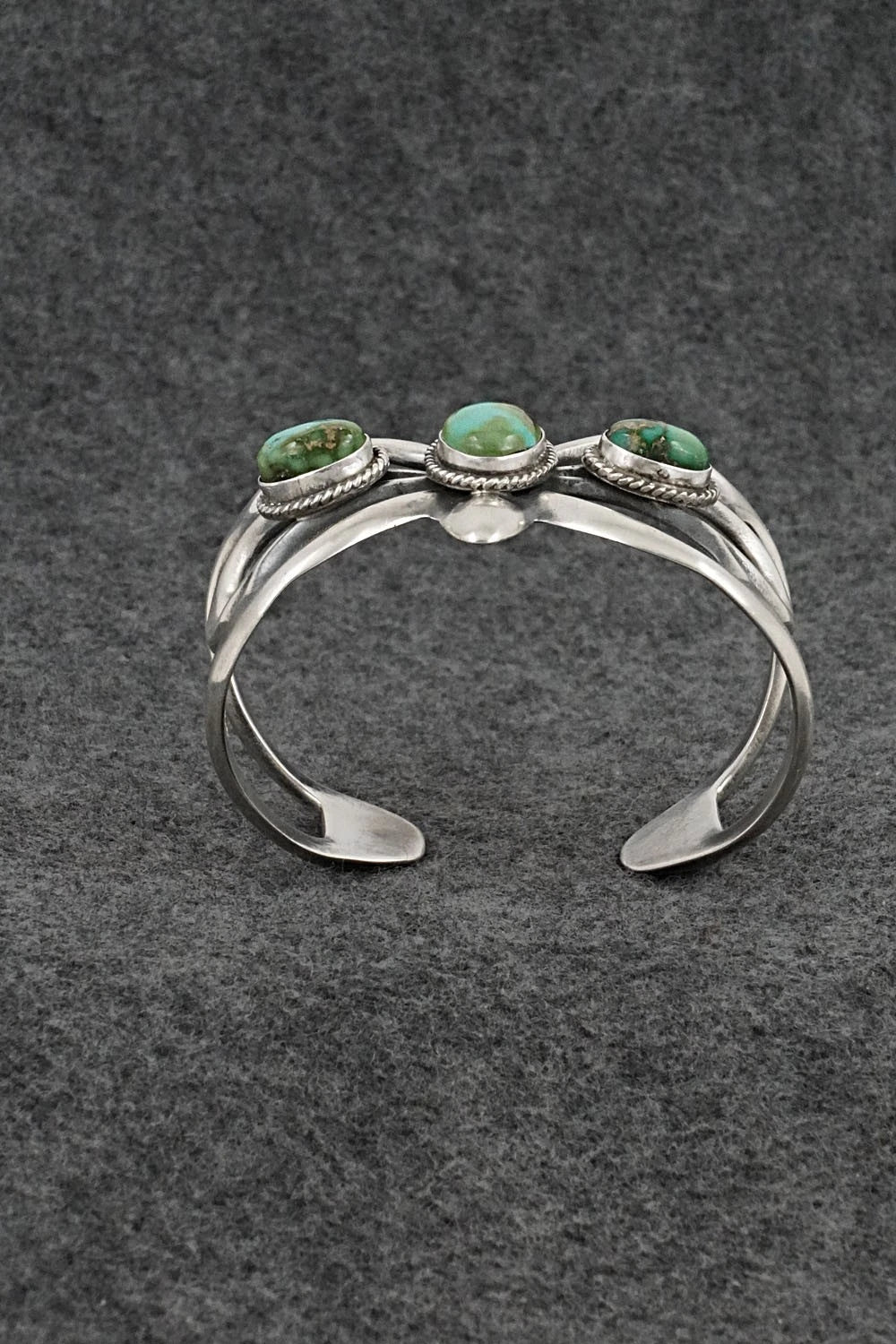 Turquoise & Sterling Silver Bracelet - Eugene Gruber
