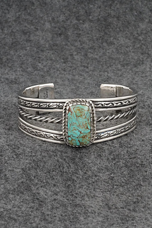 Turquoise & Sterling Silver Bracelet - Roland Dixson