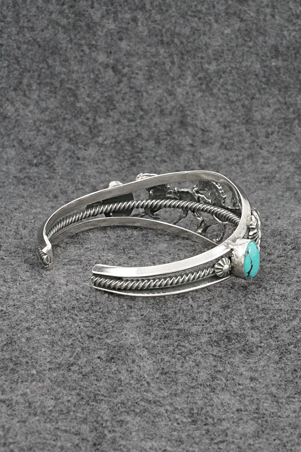 Turquoise & Sterling Silver Bracelet - Bobby Platero