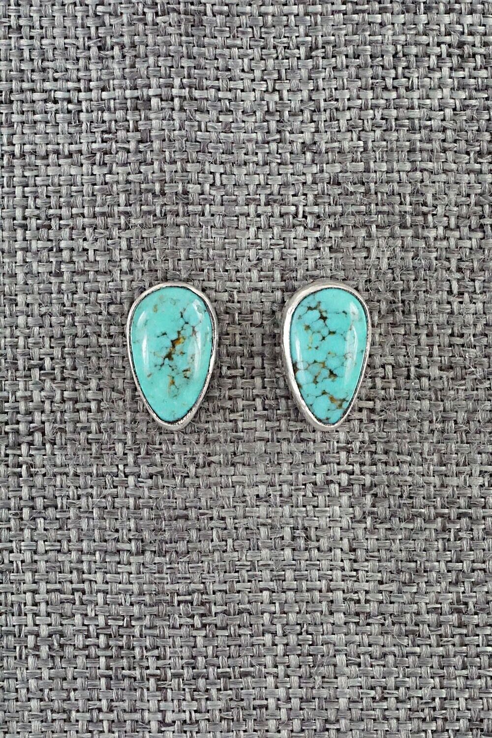 Turquoise & Sterling Silver Earrings - Marco Begaye