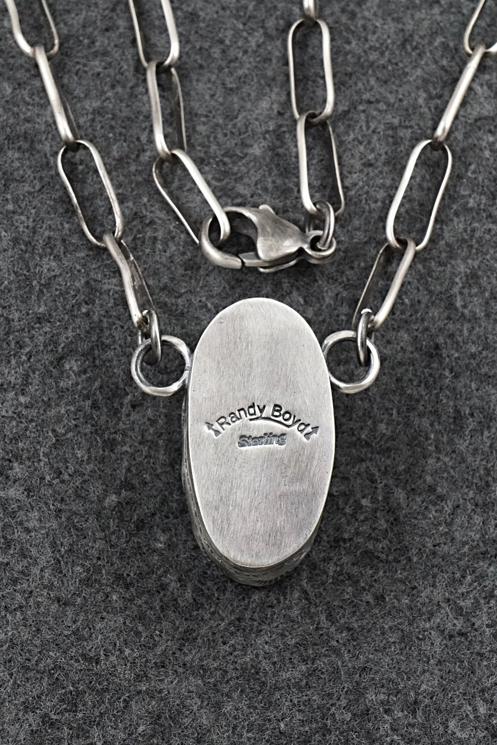 Turquoise & Sterling Silver Necklace - Randy Boyd
