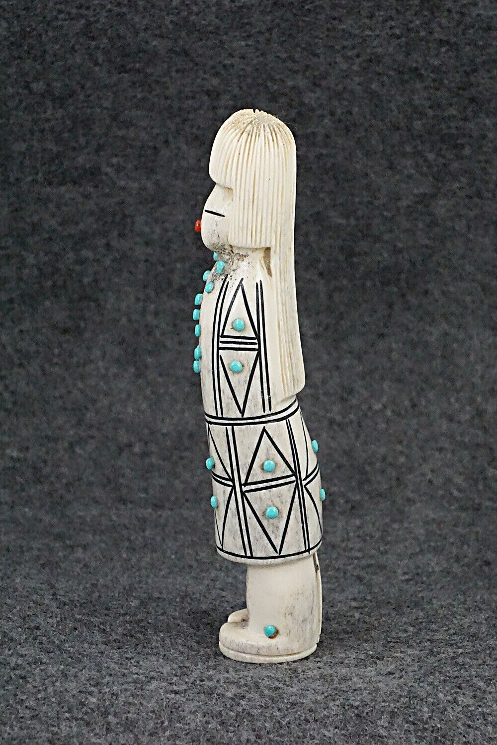 Corn Maiden Zuni Fetish Carving - Claudia Peina