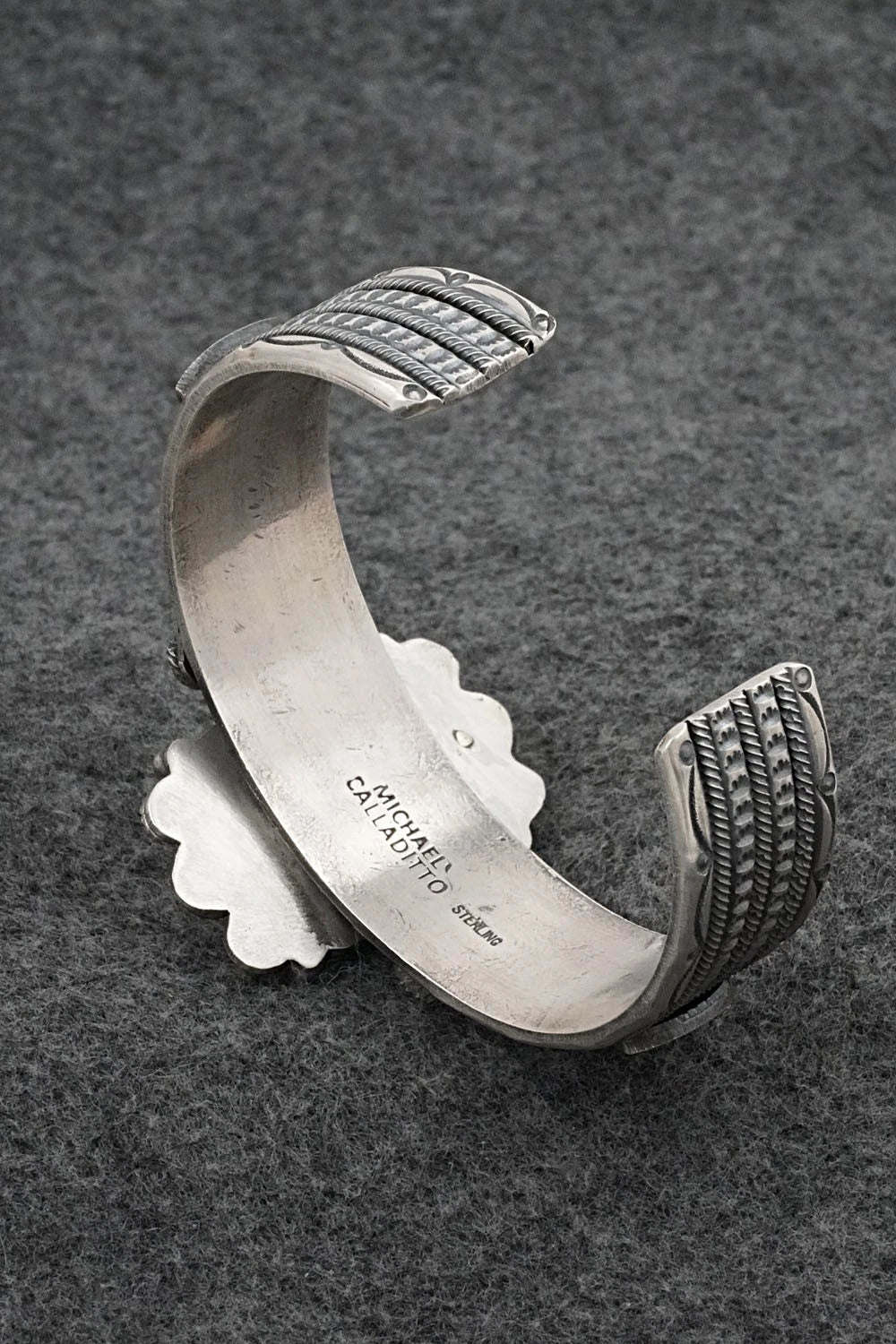 Turquoise & Sterling Silver Bracelet - Michael Calladitto