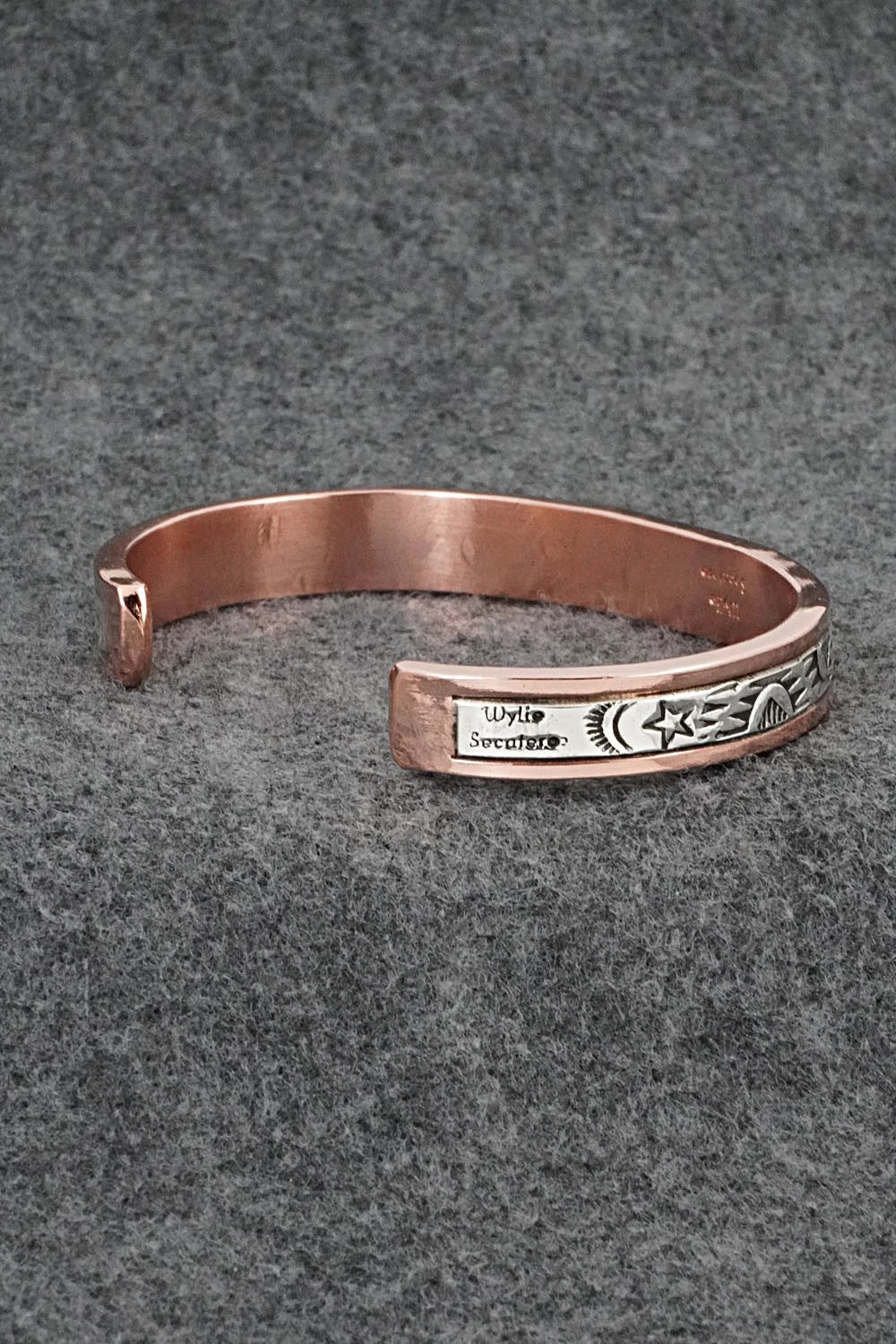 Copper & Sterling Silver Bracelet - Wylie Secatero