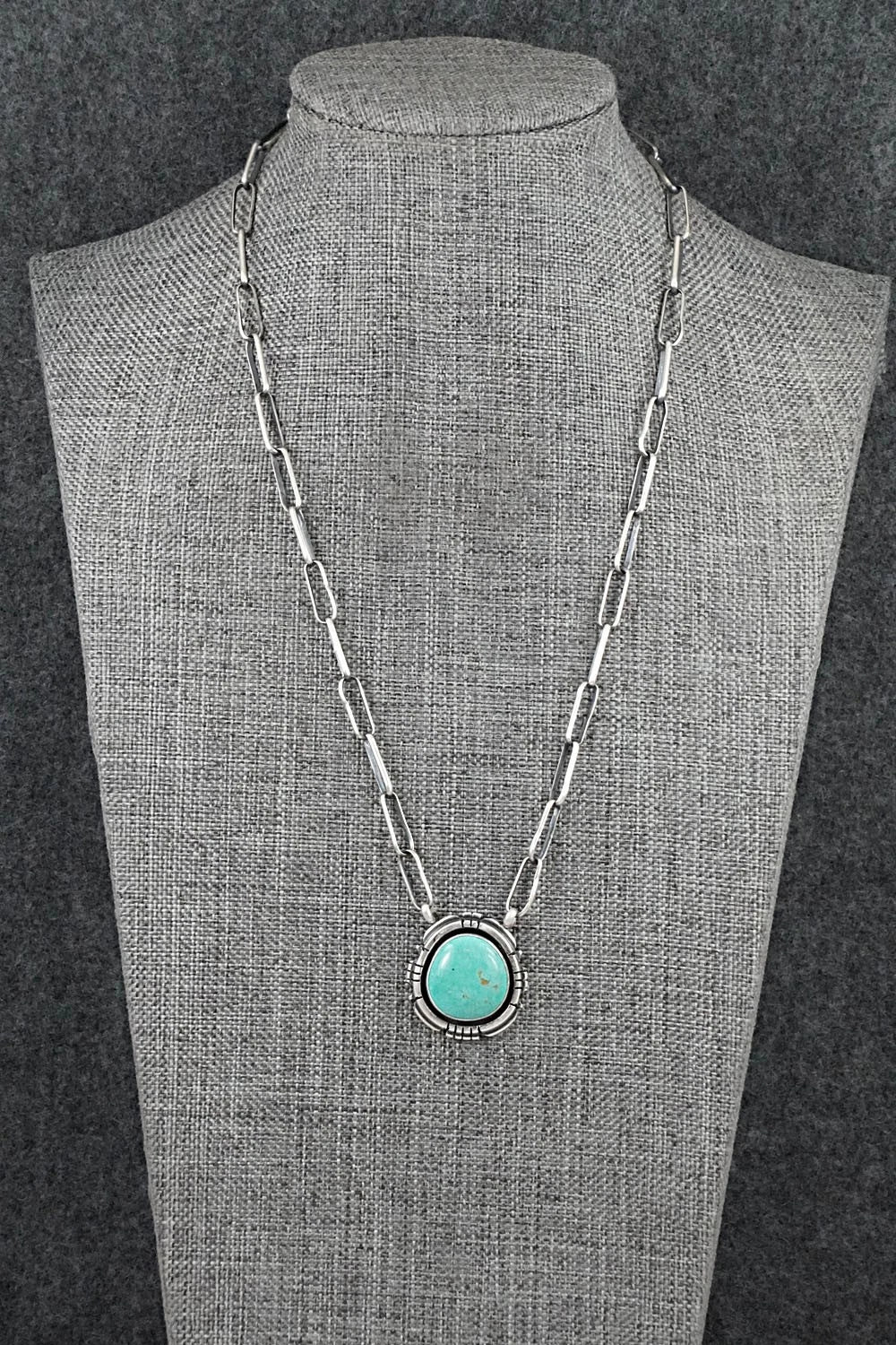 Turquoise & Sterling Silver Necklace - Daniel Benally