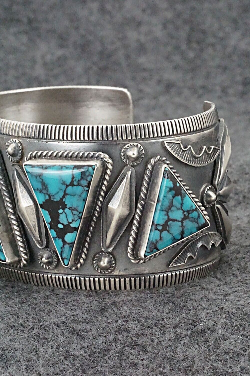 Turquoise & Sterling Silver Bracelet - Derrick Gordon
