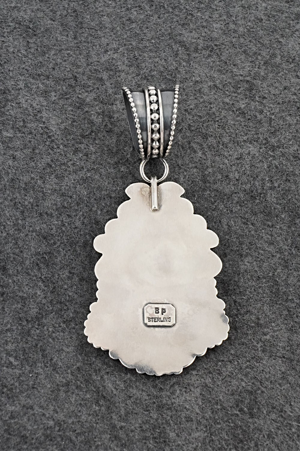 Turquoise & Sterling Silver Pendant - Braxton Parkett