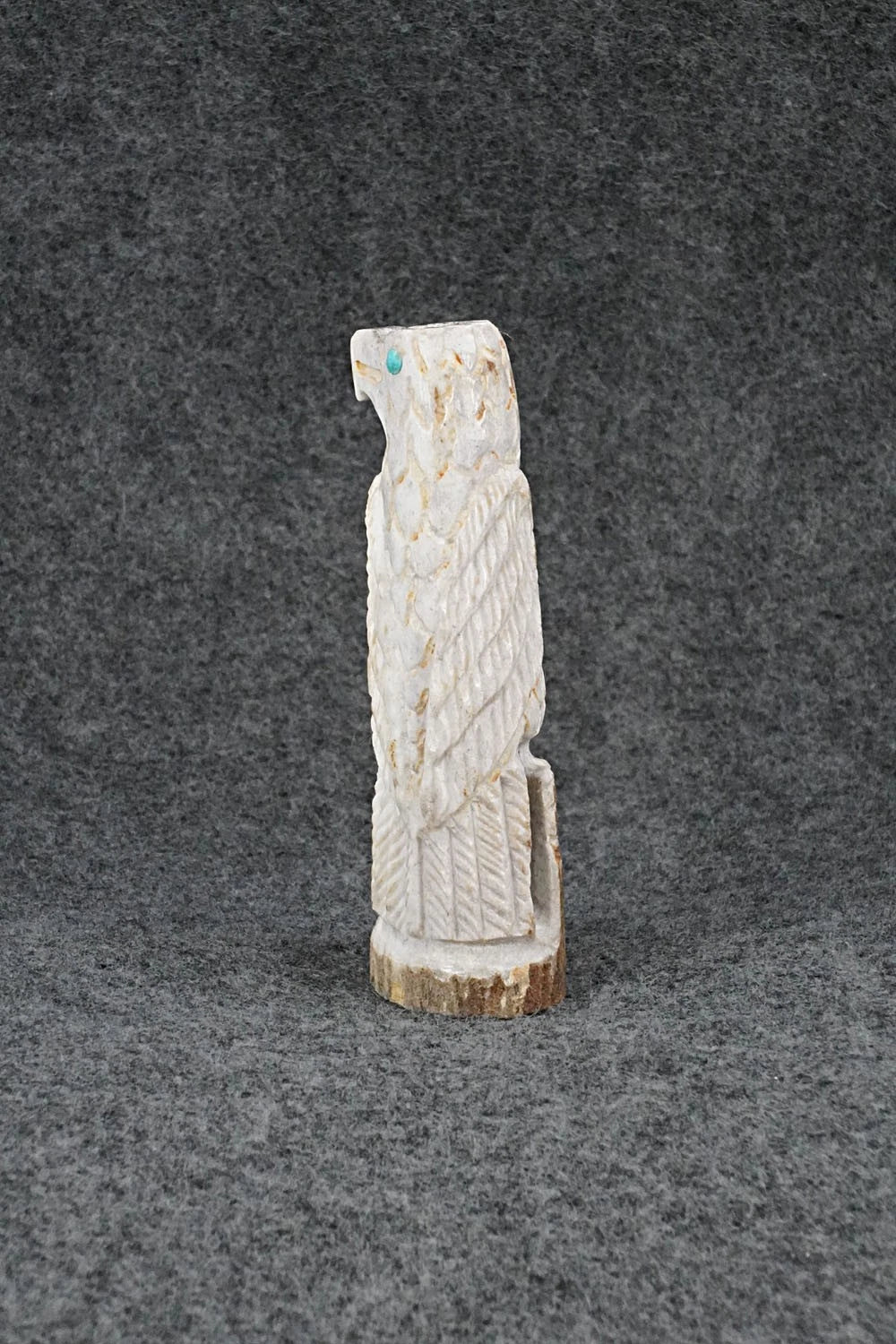 Eagle Zuni Fetish Carving - Garrick Weeka