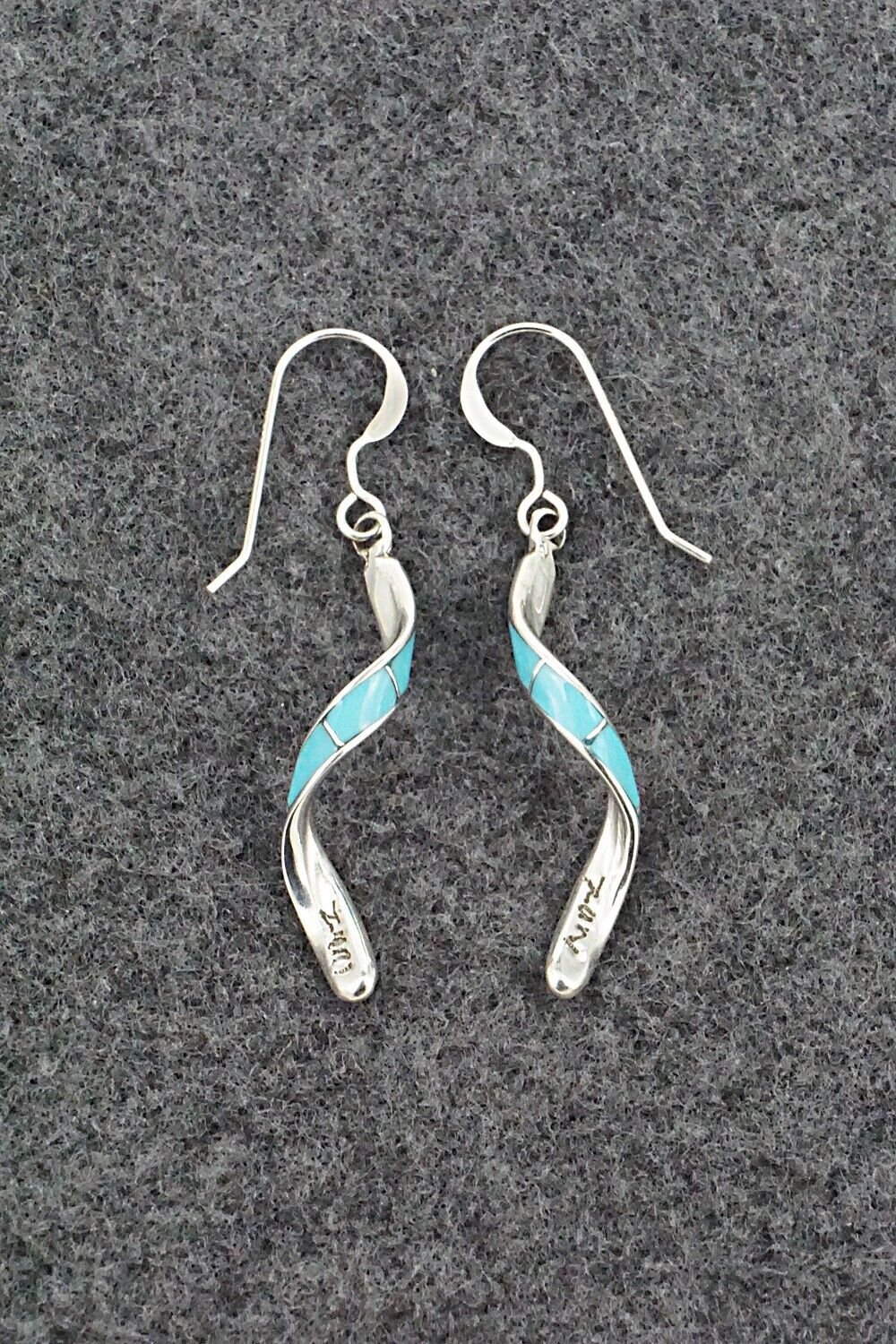 Turquoise & Sterling Silver Earrings - Ira Johnson