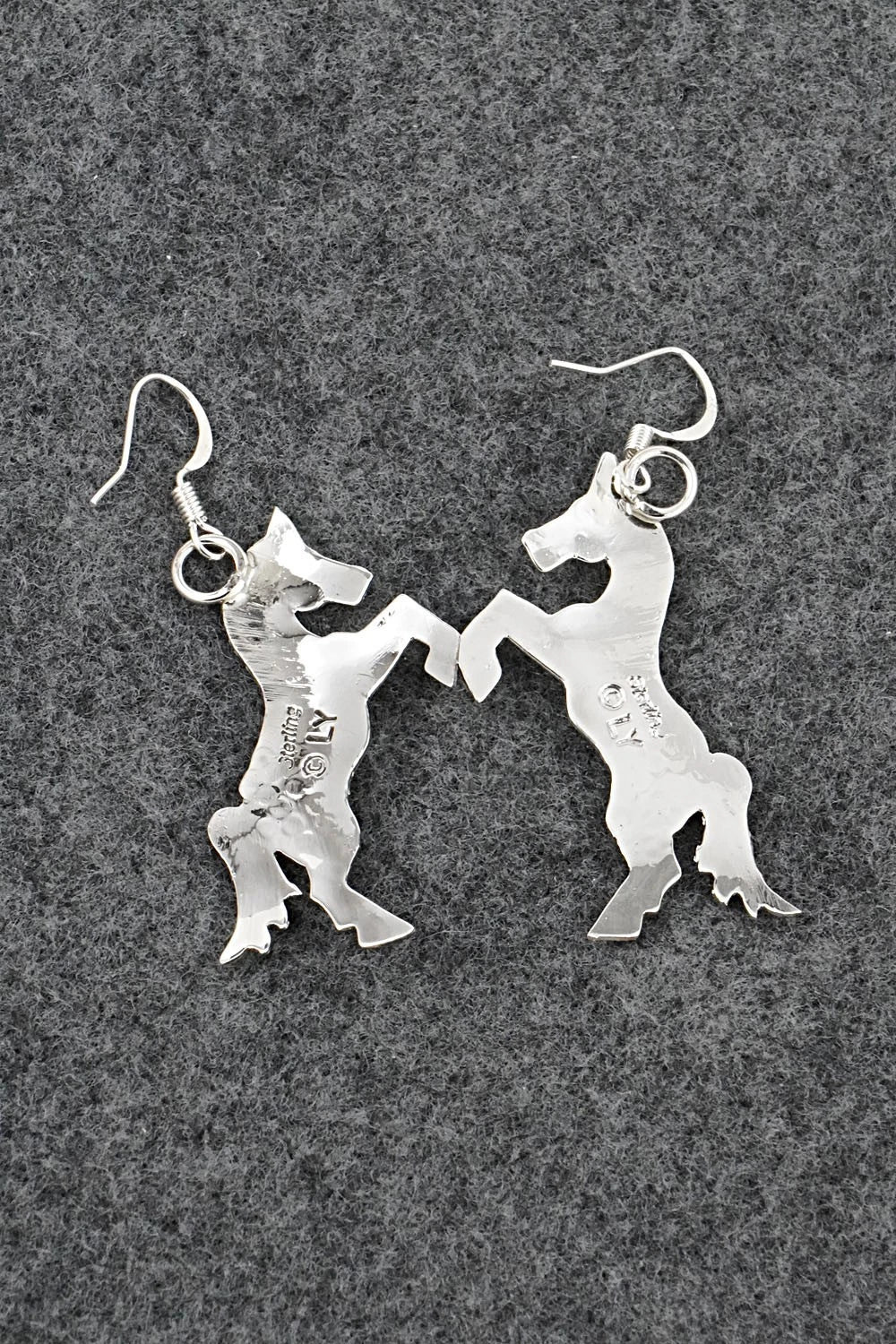 Turquoise & Sterling Silver Earrings - Louise Yazzie